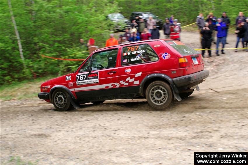 Nino Ortega / Jason Hack VW GTI on SS3, Steamboat I.