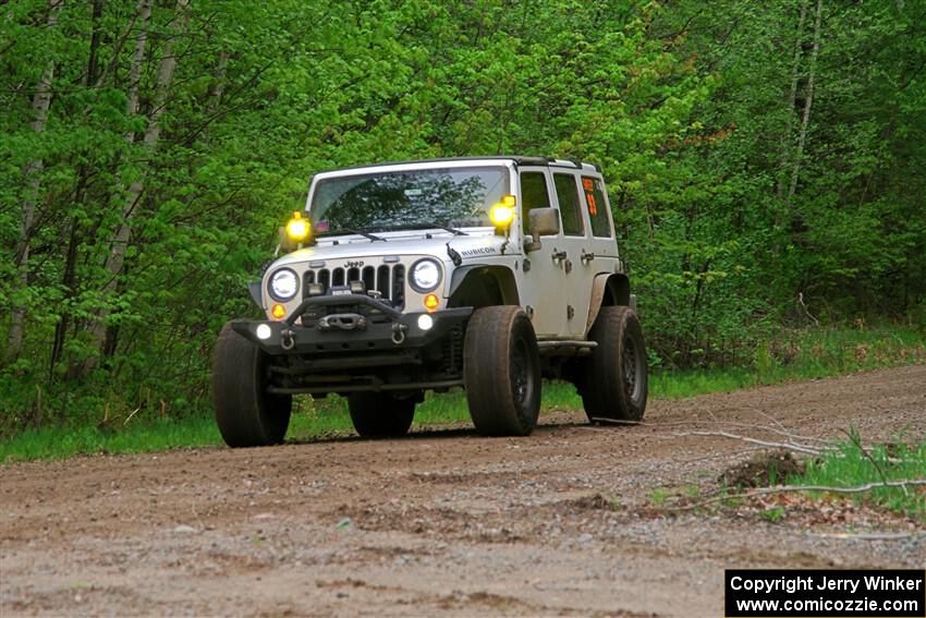 A Jeep Wrangler sweeps SS3, Steamboat I.
