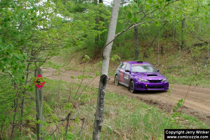 Silas Himes / Aleut Hatfield Subaru WRX STi on SS5, Kabekona II.