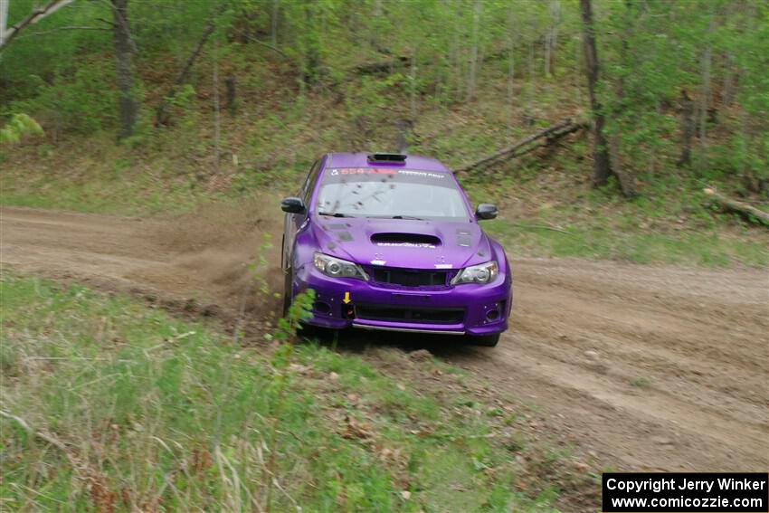 Silas Himes / Aleut Hatfield Subaru WRX STi on SS5, Kabekona II.