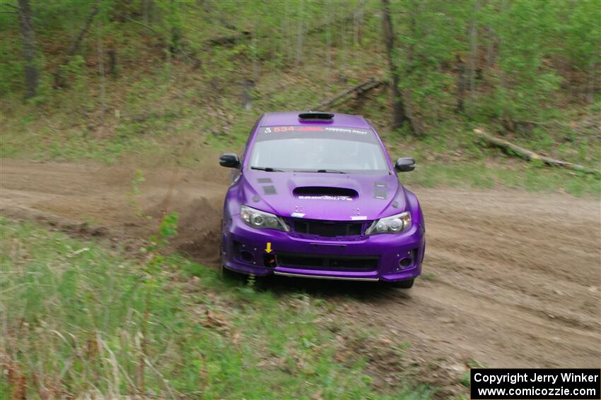 Silas Himes / Aleut Hatfield Subaru WRX STi on SS5, Kabekona II.