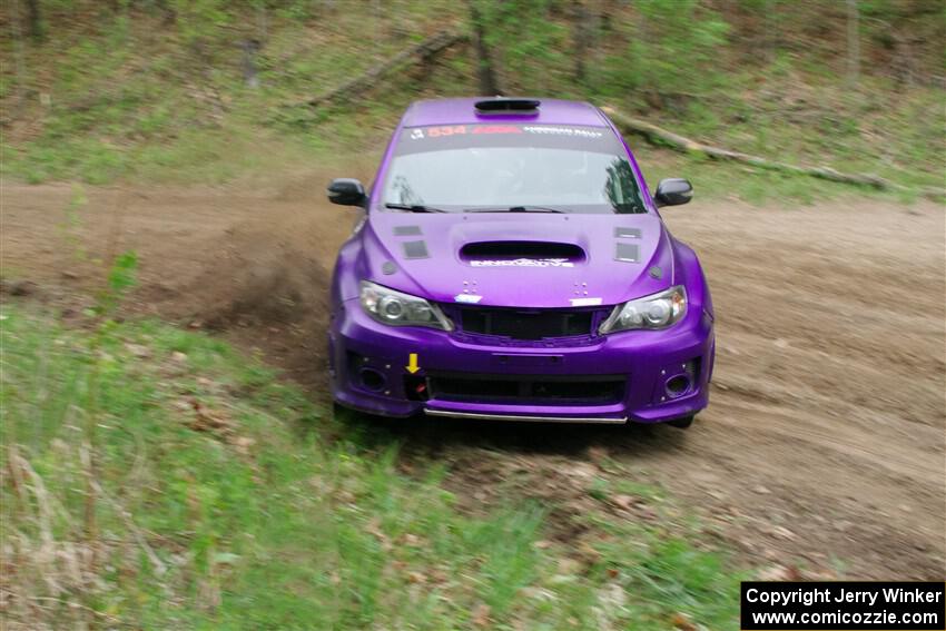 Silas Himes / Aleut Hatfield Subaru WRX STi on SS5, Kabekona II.