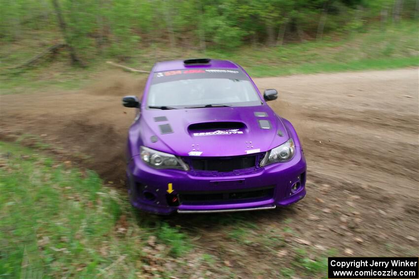 Silas Himes / Aleut Hatfield Subaru WRX STi on SS5, Kabekona II.