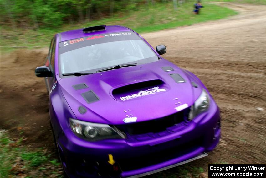 Silas Himes / Aleut Hatfield Subaru WRX STi on SS5, Kabekona II.