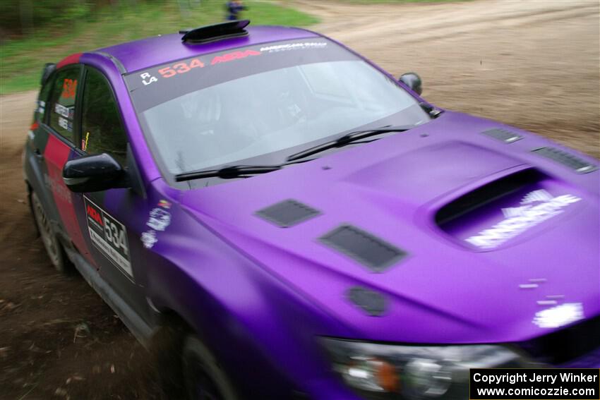 Silas Himes / Aleut Hatfield Subaru WRX STi on SS5, Kabekona II.