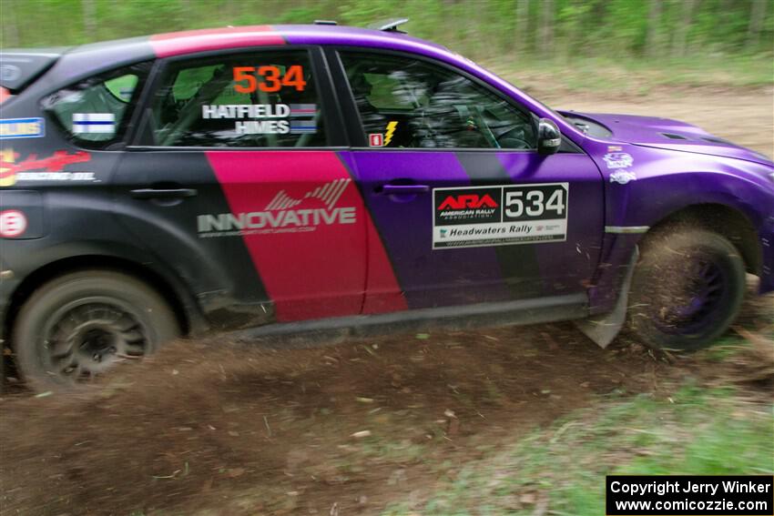 Silas Himes / Aleut Hatfield Subaru WRX STi on SS5, Kabekona II.