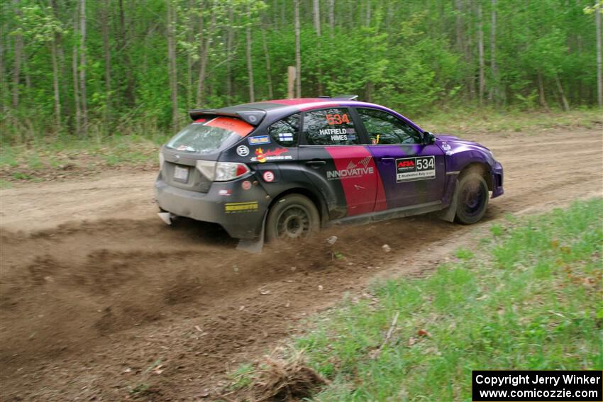 Silas Himes / Aleut Hatfield Subaru WRX STi on SS5, Kabekona II.