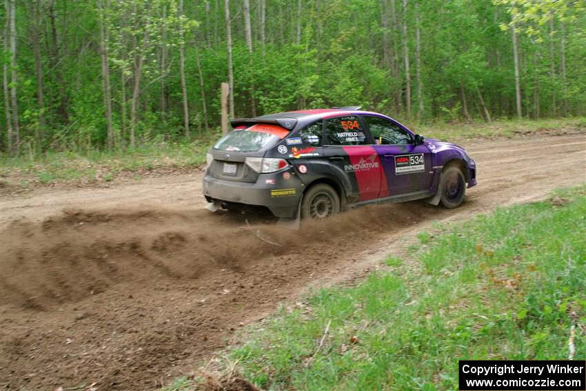 Silas Himes / Aleut Hatfield Subaru WRX STi on SS5, Kabekona II.