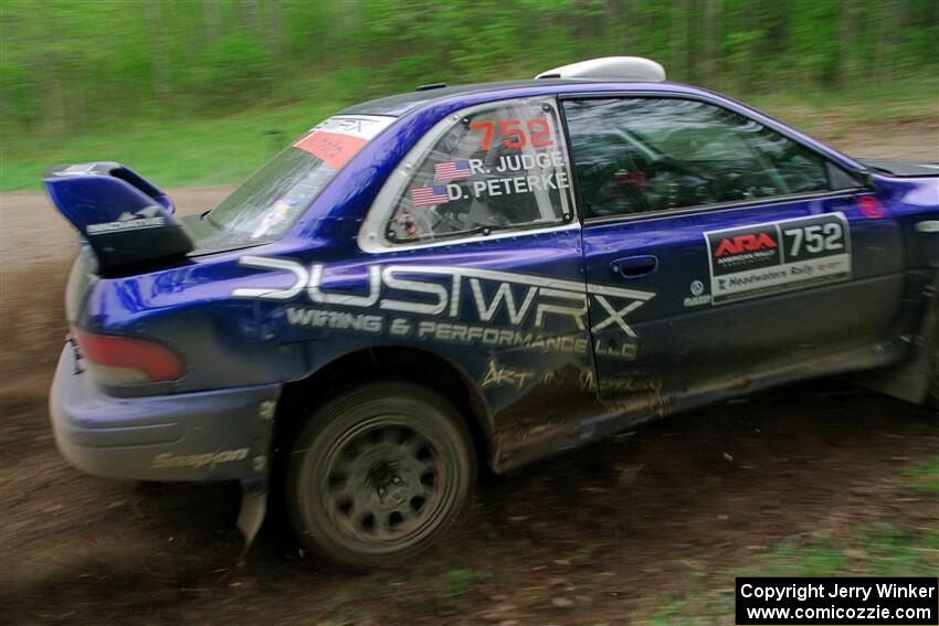 Dusty Peterke / Robert Judge Subaru Impreza on SS5, Kabekona II.