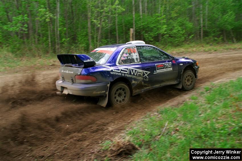 Dusty Peterke / Robert Judge Subaru Impreza on SS5, Kabekona II.