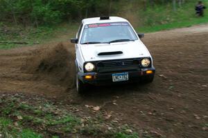 Josh Nykanen / Charlotte Himes VW GTI on SS5, Kabekona II.
