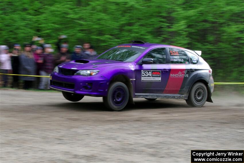 Silas Himes / Aleut Hatfield Subaru WRX STi on SS6, Steamboat II.