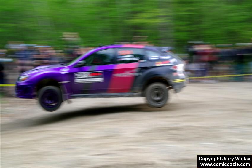 Silas Himes / Aleut Hatfield Subaru WRX STi on SS6, Steamboat II.