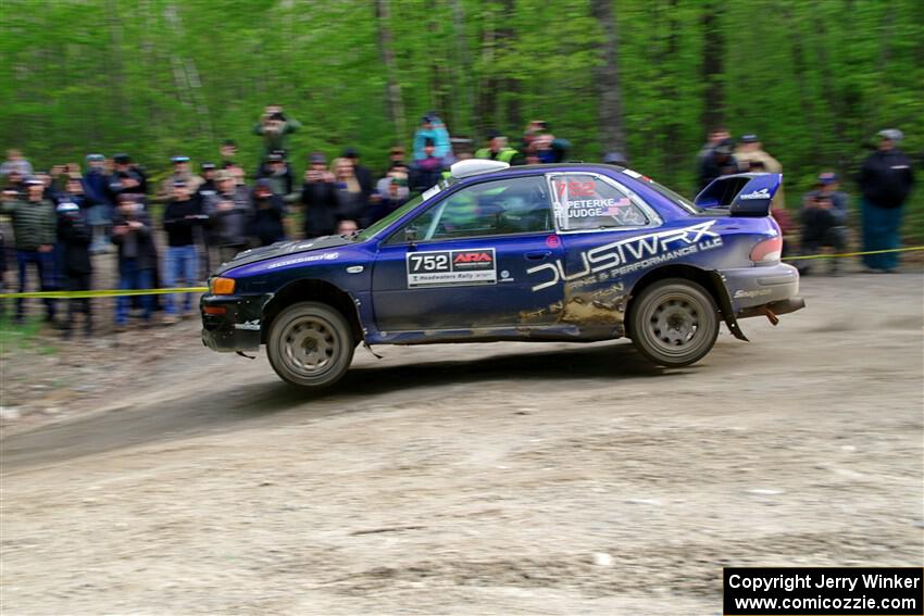 Dusty Peterke / Robert Judge Subaru Impreza on SS6, Steamboat II.