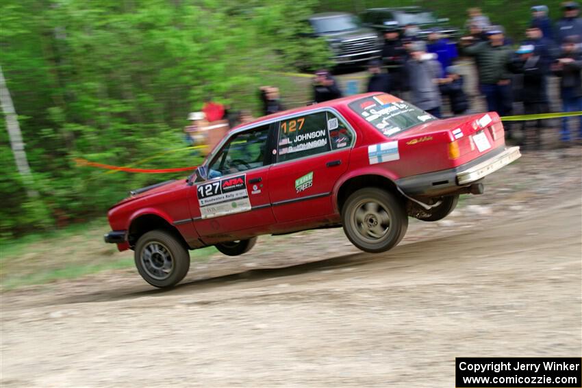 Levi Johnson / Lars Anderson BMW 325e on SS6, Steamboat II.