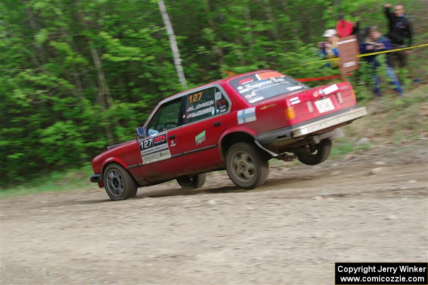 Levi Johnson / Lars Anderson BMW 325e on SS6, Steamboat II.