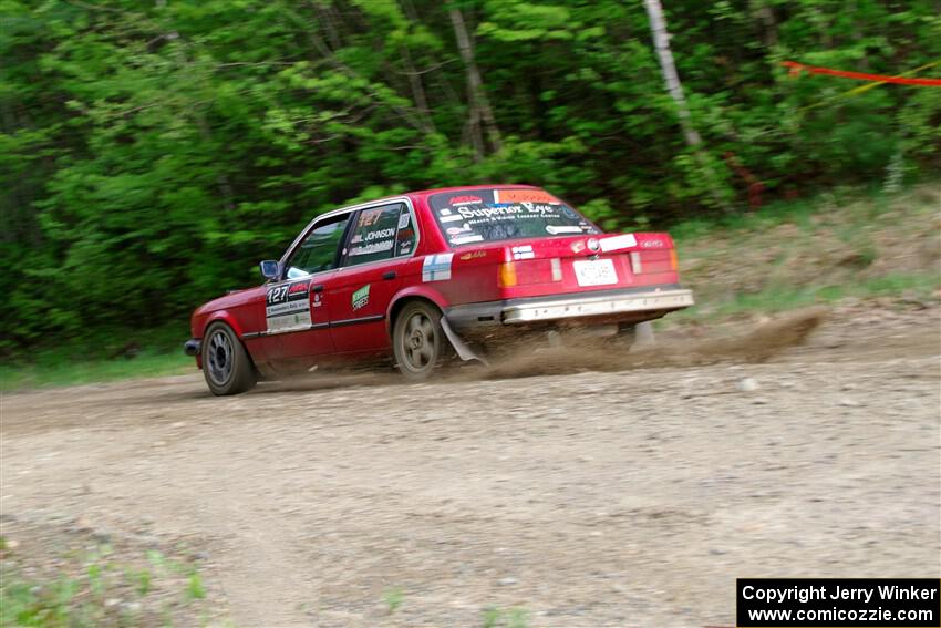 Levi Johnson / Lars Anderson BMW 325e on SS6, Steamboat II.