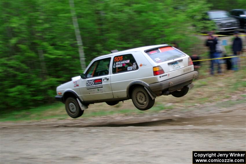 Josh Nykanen / Charlotte Himes VW GTI on SS6, Steamboat II.