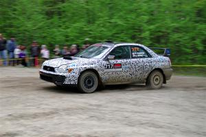 Peter Farrow / Jackson Sedivy Subaru WRX on SS6, Steamboat II.