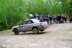 Peter Farrow / Jackson Sedivy Subaru WRX on SS6, Steamboat II.