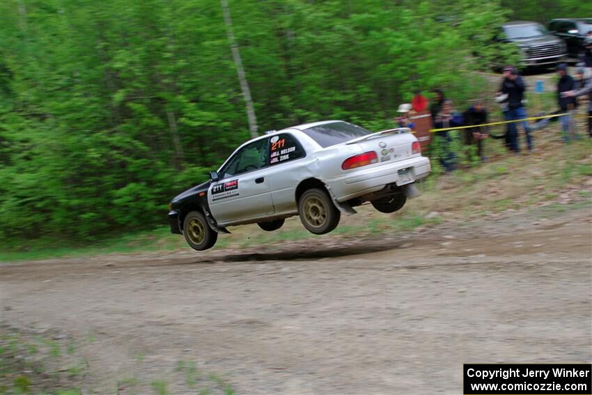 Jack Nelson / Isaac Zink Subaru Impreza on SS6, Steamboat II.