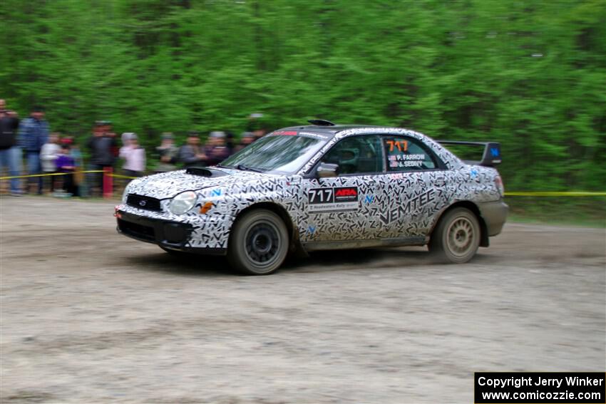 Peter Farrow / Jackson Sedivy Subaru WRX on SS6, Steamboat II.