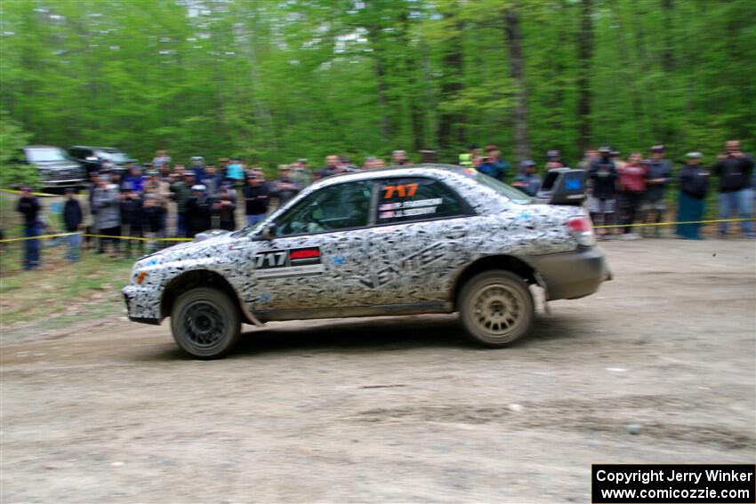 Peter Farrow / Jackson Sedivy Subaru WRX on SS6, Steamboat II.