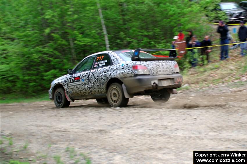 Peter Farrow / Jackson Sedivy Subaru WRX on SS6, Steamboat II.