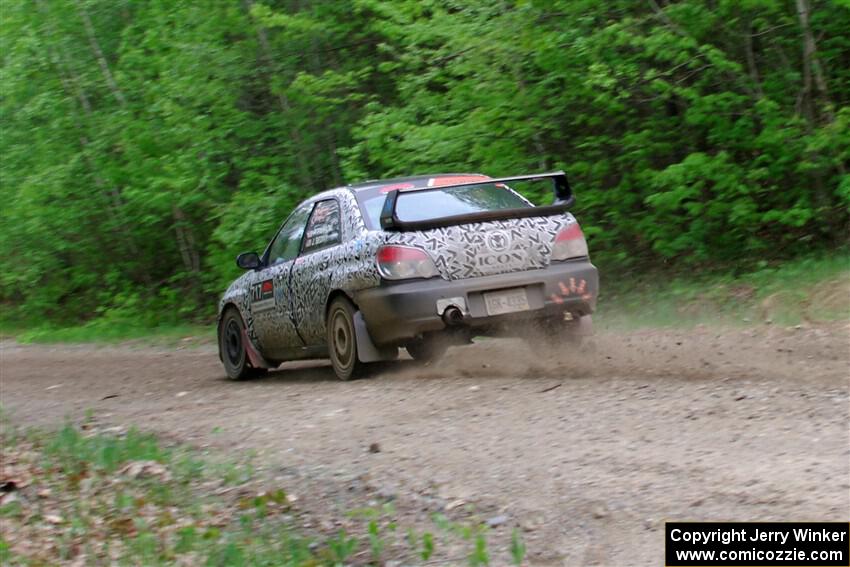 Peter Farrow / Jackson Sedivy Subaru WRX on SS6, Steamboat II.