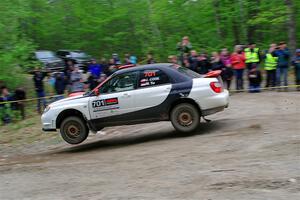 Jason Cook / Maggie Tu Subaru WRX on SS6, Steamboat II.