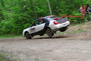 Jason Cook / Maggie Tu Subaru WRX on SS6, Steamboat II.