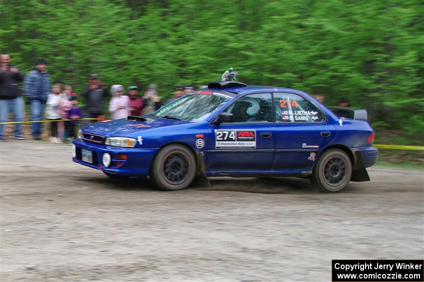 Mark Lietha / Brayden Samis Subaru Impreza 2.5RS on SS6, Steamboat II.