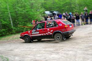Nino Ortega / Jason Hack VW GTI on SS6, Steamboat II.