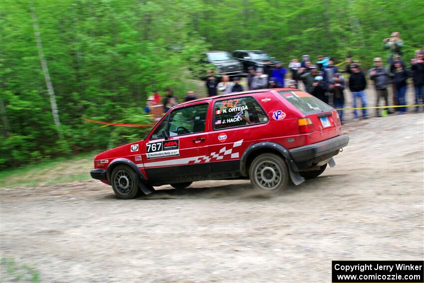Nino Ortega / Jason Hack VW GTI on SS6, Steamboat II.