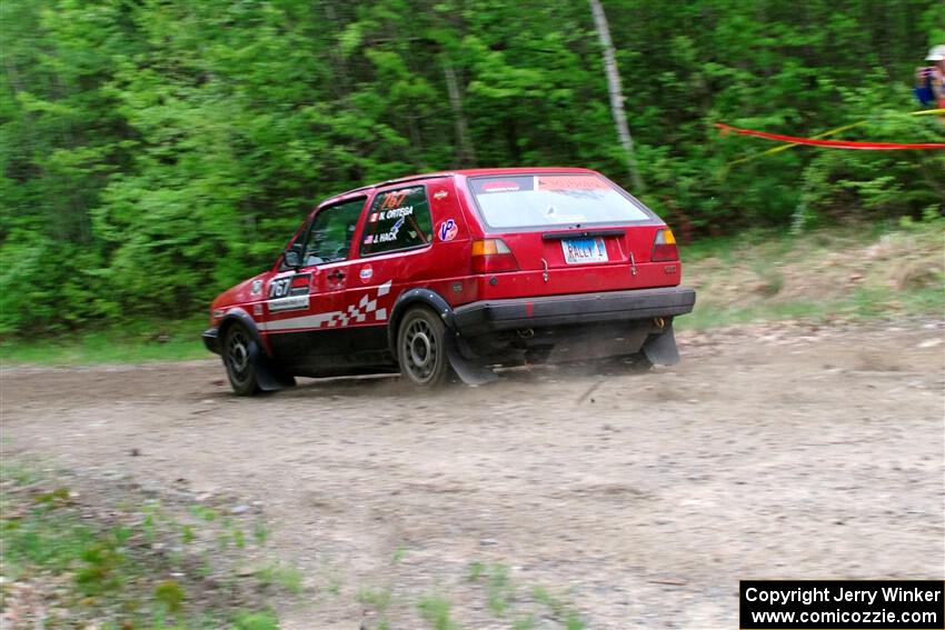 Nino Ortega / Jason Hack VW GTI on SS6, Steamboat II.