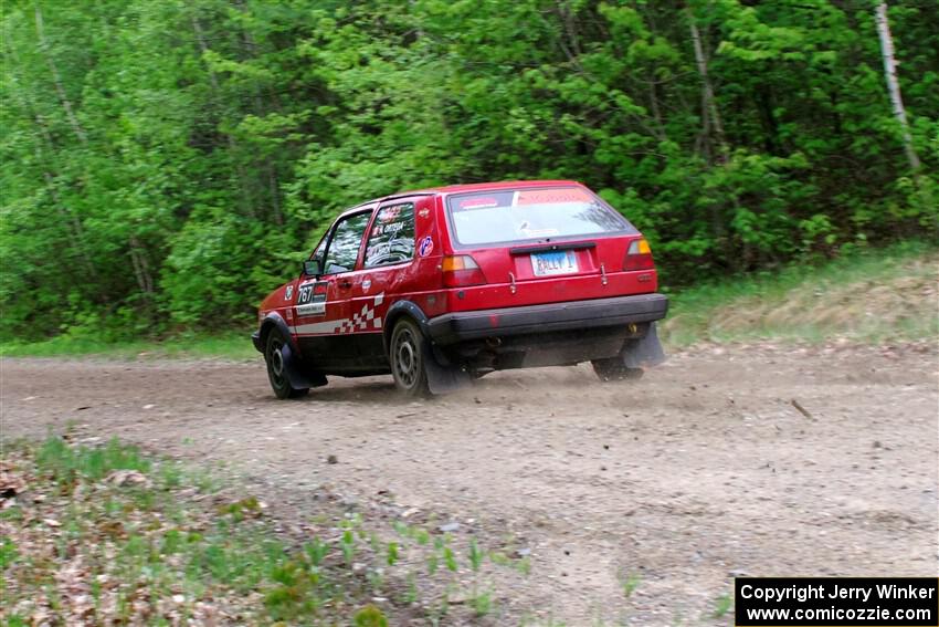 Nino Ortega / Jason Hack VW GTI on SS6, Steamboat II.