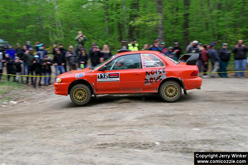 Anikka Nykanen / Danielle Kemp Subaru Impreza on SS6, Steamboat II.