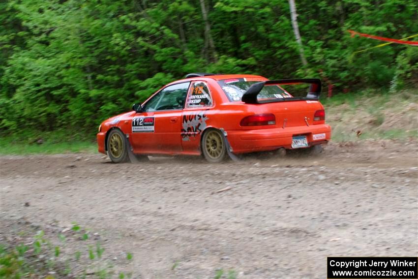 Anikka Nykanen / Danielle Kemp Subaru Impreza on SS6, Steamboat II.