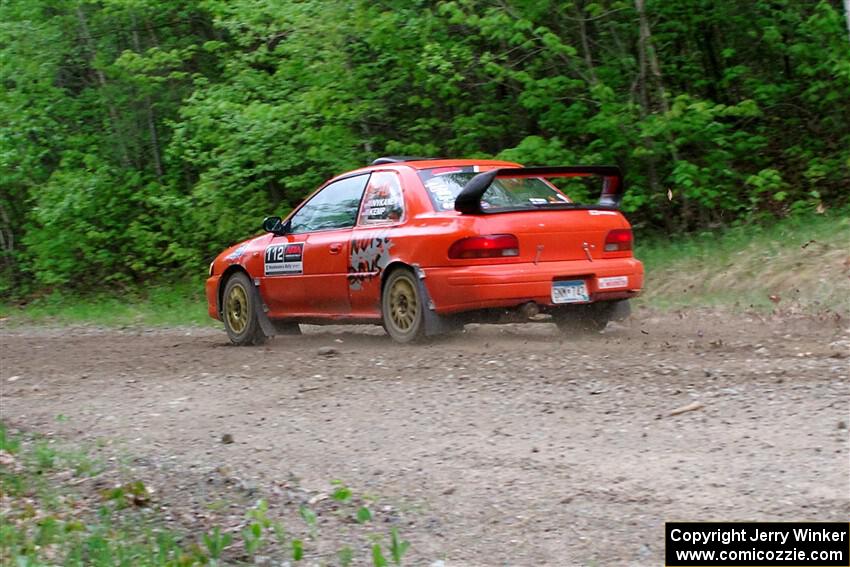 Anikka Nykanen / Danielle Kemp Subaru Impreza on SS6, Steamboat II.