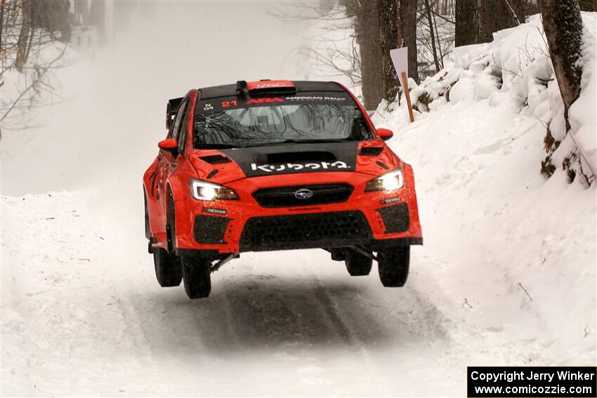 Conner Martell / Alex Gelsomino Subaru WRX STi on SS12, Old State-Huff II.