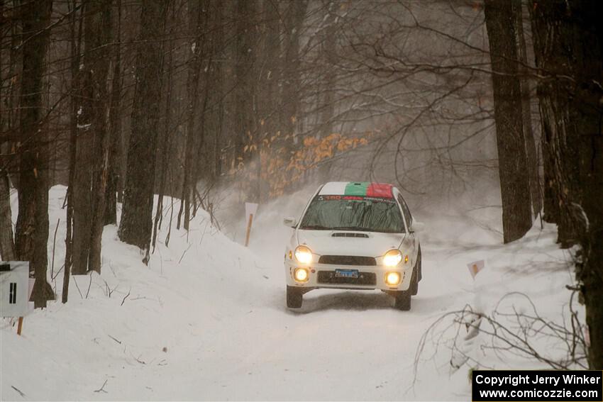 Ivo Draganov / Vladimir Yanev Subaru WRX Wagon on SS12, Old State-Huff II.