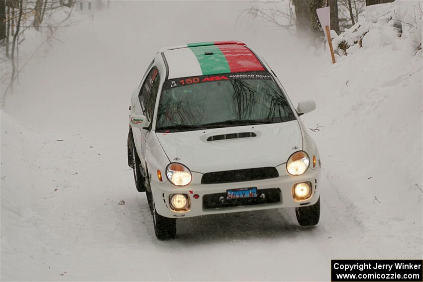 Ivo Draganov / Vladimir Yanev Subaru WRX Wagon on SS12, Old State-Huff II.