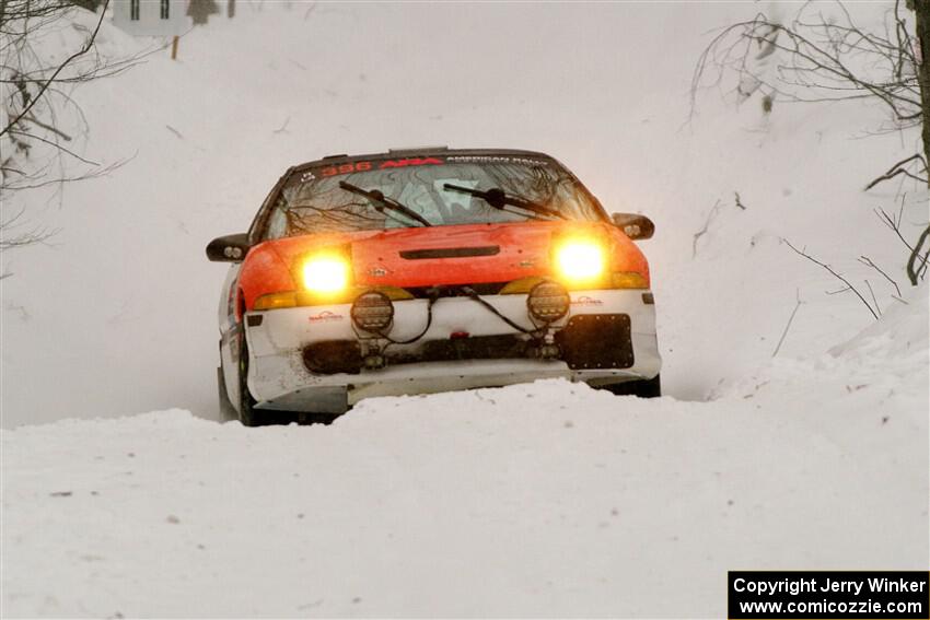 Dave Matheson / Brandon Templeton Eagle Talon TSi on SS12, Old State-Huff II.