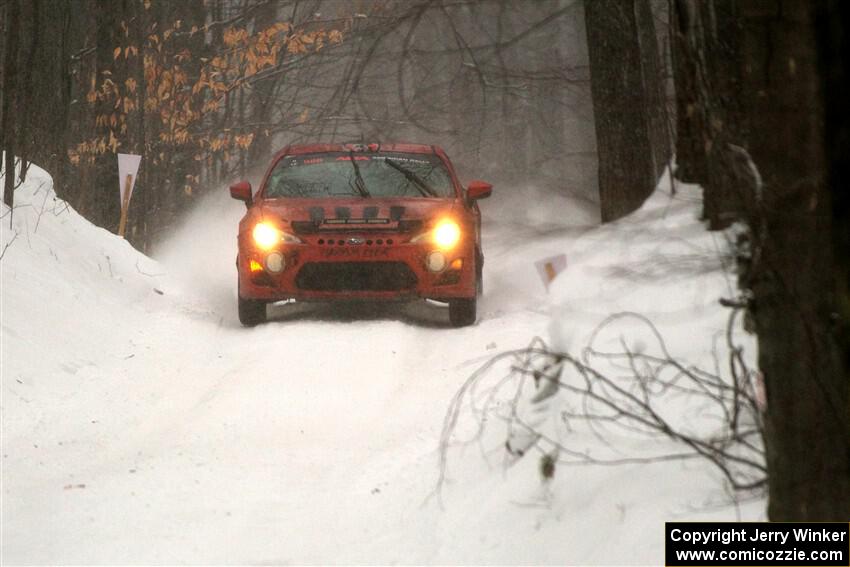 Chris Nonack / Sara Nonack Subaru BRZ on SS12, Old State-Huff II.