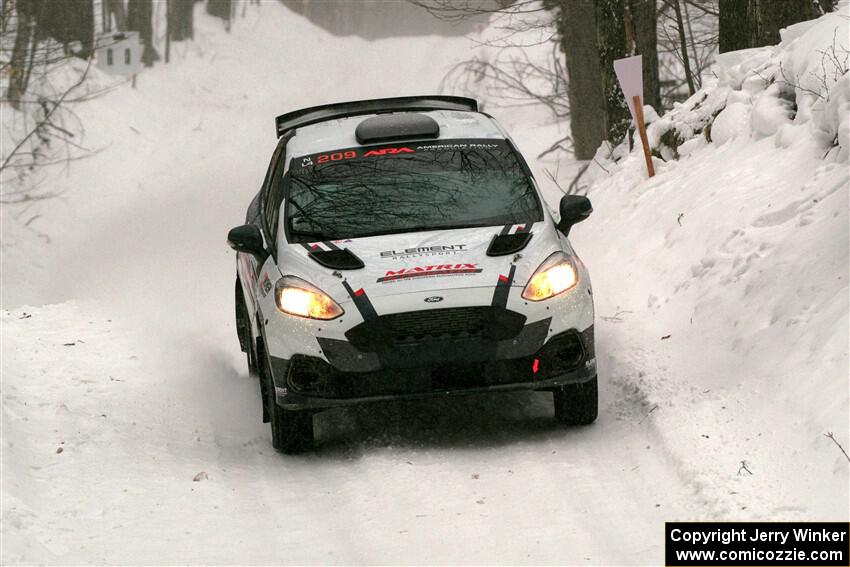 Madelyn Tabor / Sophia McKee Ford Fiesta Rally3 on SS12, Old State-Huff II.