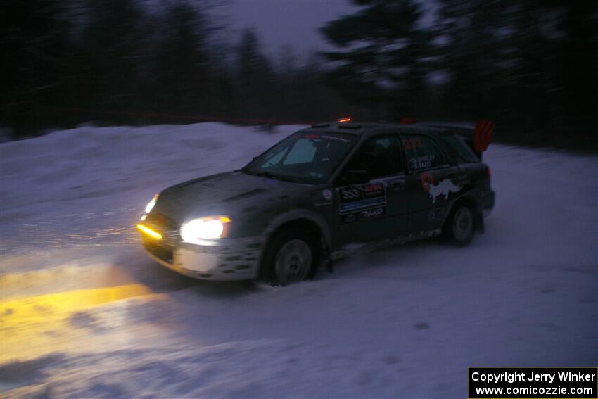 Dan Shirley / Stirling Fazio Subaru Impreza Outback Sport on SS15, Shoreline-Sage Creek I.