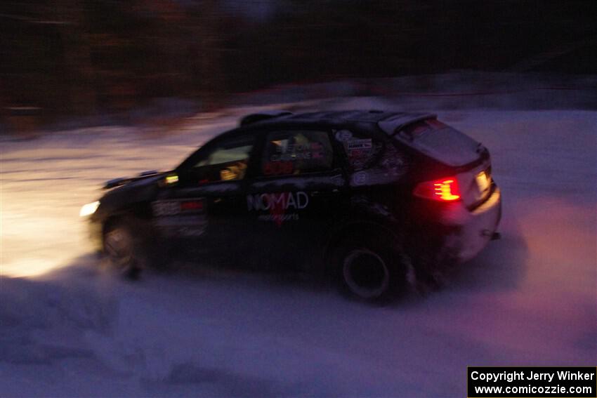 Jordan Buetow / Elena Huizar Subaru Impreza on SS15, Shoreline-Sage Creek I.