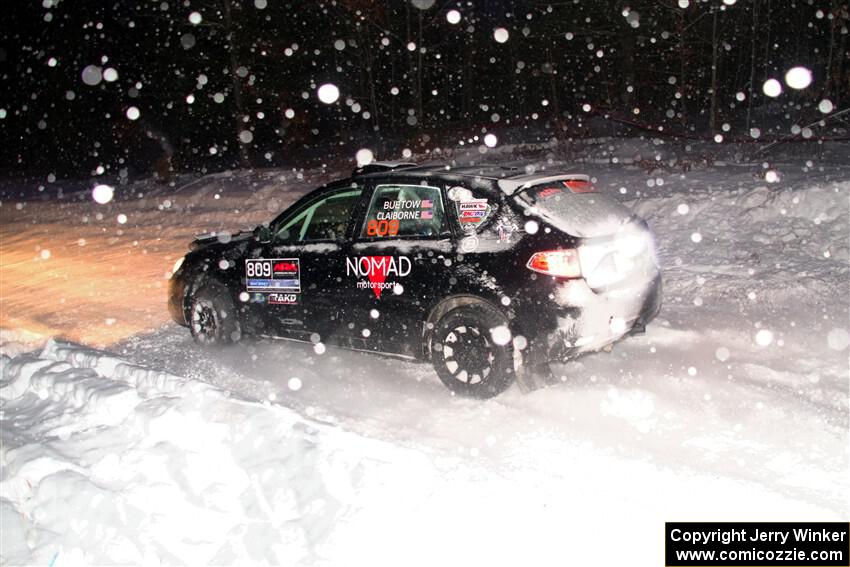 Jordan Buetow / Elena Huizar Subaru Impreza on SS15, Shoreline-Sage Creek I.