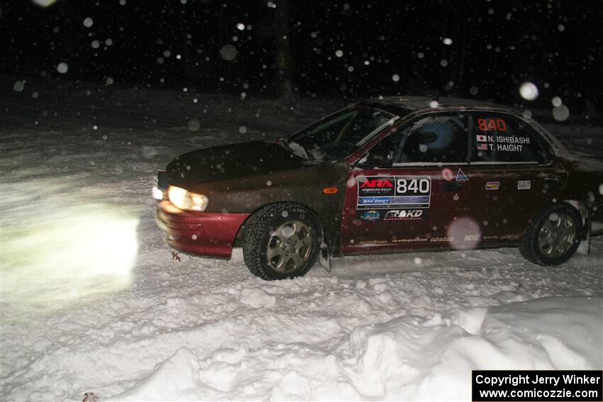 Naoki Ishibashi / Trevor Haight Subaru Impreza on SS15, Shoreline-Sage Creek I.