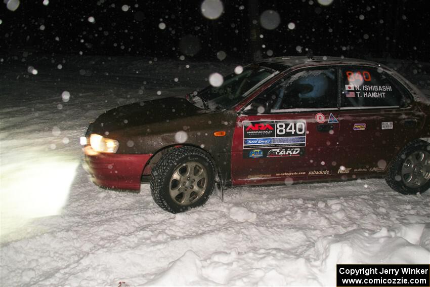 Naoki Ishibashi / Trevor Haight Subaru Impreza on SS15, Shoreline-Sage Creek I.